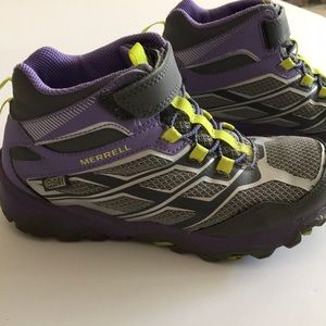 Merrell Moab FST Kids Waterproof Hiking Shoes